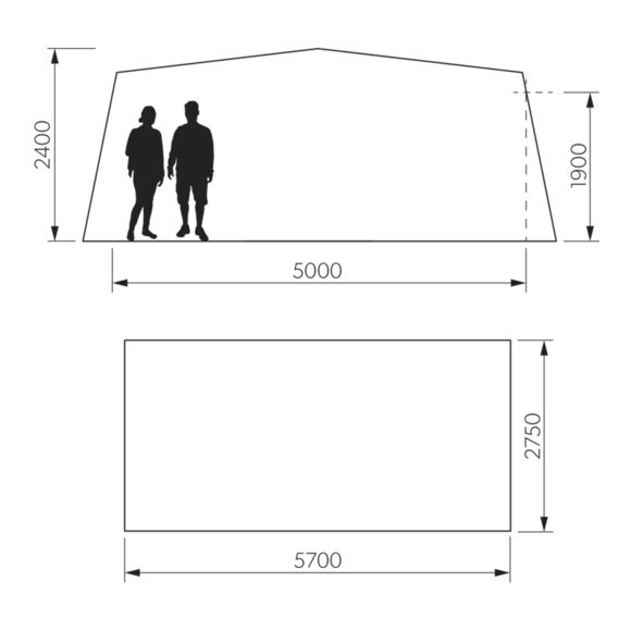 New For 2023 Dometic Residence Breathable AIR All-Season Inflatable Full Awning Size 13 Fits From 950cm To 975cm 9120002133 - Image 10