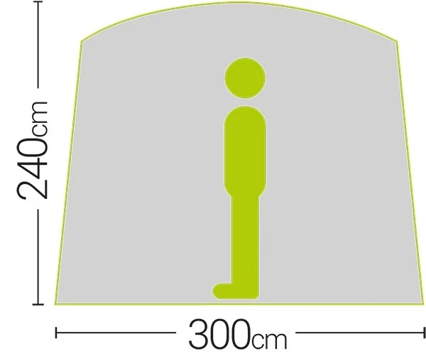 Quest Condor Air 320 (Main Unit) Drive Away Awning A3518A - Image 5