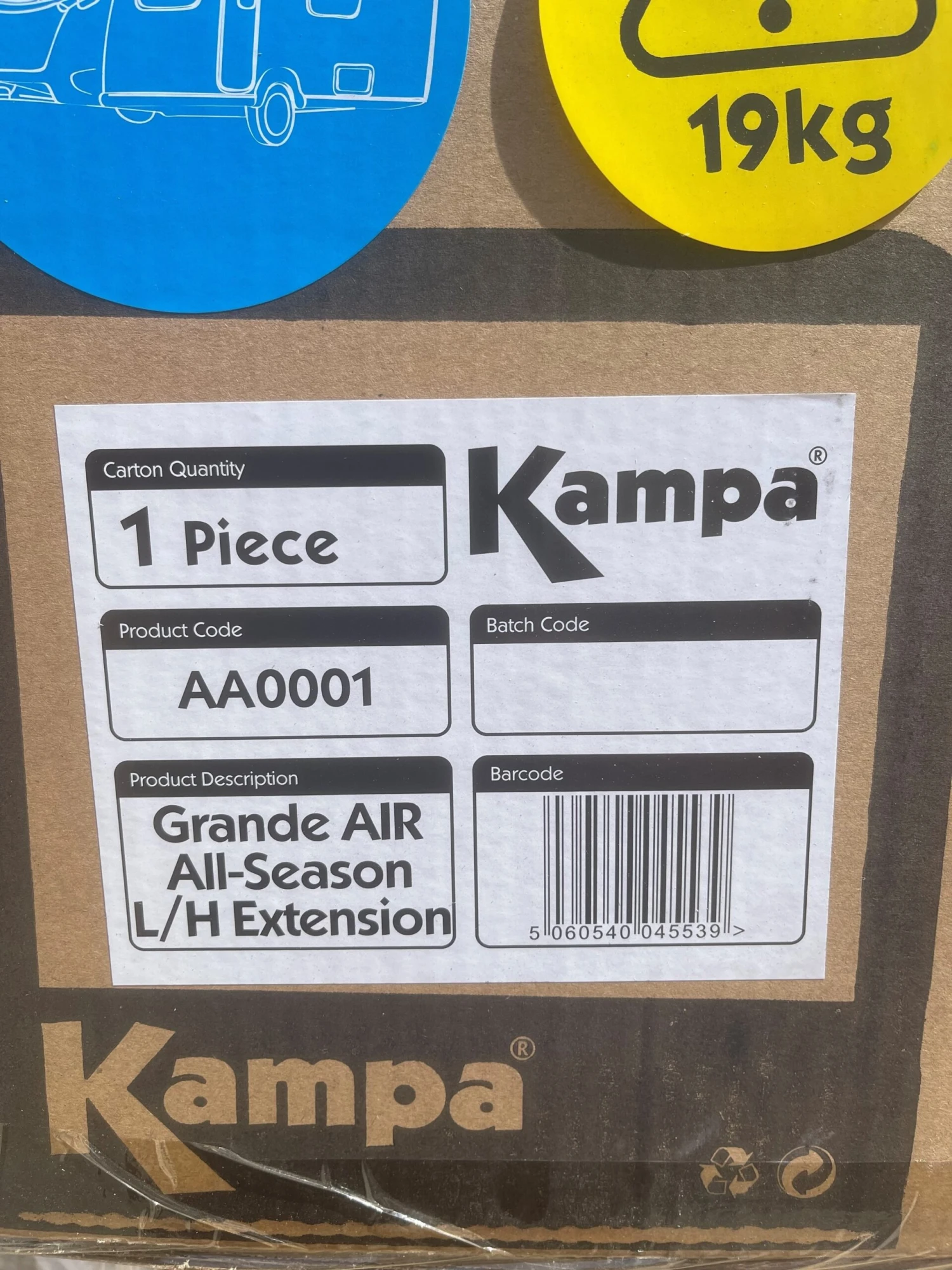 Clearance Kampa Dometic Grande Air All Season L/H Extension AA0001/9120001141 WILL FIT 2020 MODELS ONLY - Image 2