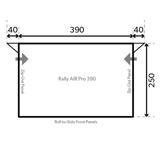 Dometic (Kampa) Rally 390 Pearl Grey AW0004 9120000037 2022 - Image 3