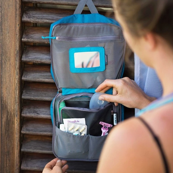 Lifeventure Travel Large Wash Bag 64045 Grey - Image 2