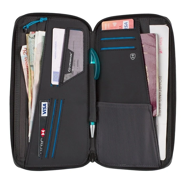 Lifeventure RFiD Travel Wallet Recycled 68771 - Image 2