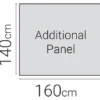 Quest ADDITIONAL Panel For Quest Windshield Pro Expert Edition Windbreak A1021 NOTE THIS IS JUST THE ADDITIONAL PANEL NOT WINDBREAK