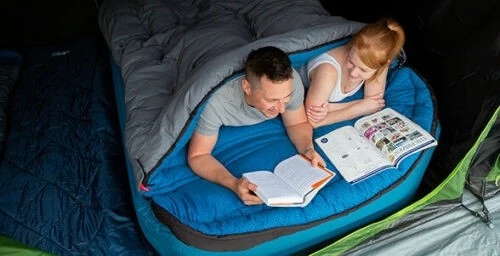 Coleman Camping Double Layer Cozy DOUBLE Cotton Lining Sleeping Bag 235x150cm - Image 2