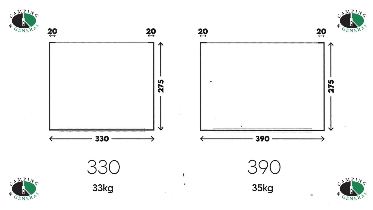 Telta Life 330 Inflatable Caravan/Motorhome Awning AW0004 - Image 2